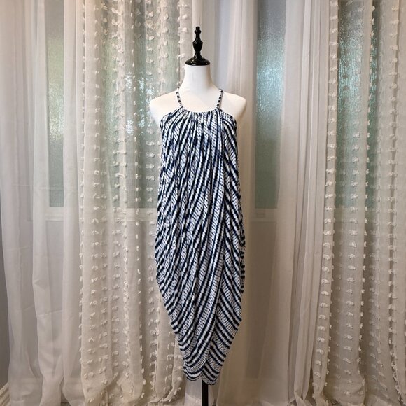 Comfy Stylish Stretch-Knit Tie-Dye Cover-Up Vacation Lounge Dress - Picture 5 of 11